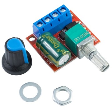 Kontroler obrotów PWM silnika DC 5A - Potencjometr Regulator