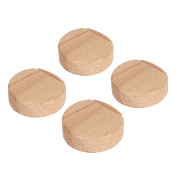 Набор деревянных дверных стопоров из 4 предметов предотвращает скольжение эквалайзера