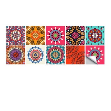 Naklejka na Ścianę Płytki Samoprzylepna Kafelki Kuchnia Łazienka 20x20cm