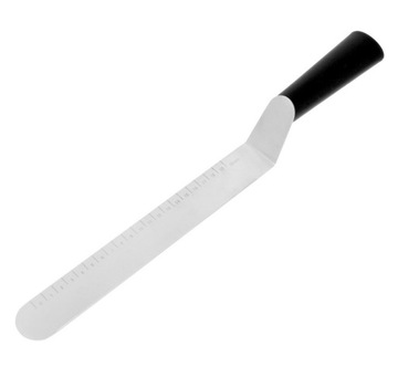 Лопатка кондитерская, изогнутый нож со шкалой 25 см.