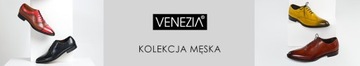 Beżowe półbuty męskie VENEZIA rozm.42