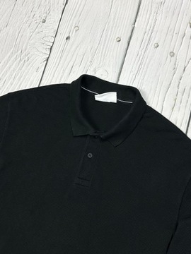 CALVIN KLEIN Koszulka Longsleeve Polo Męska Logowana na Ramieniu r. L