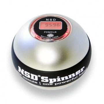 NSD Spinner Metal BALL Stalowy titanium z licznikiem od NSD Power