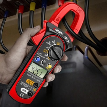 Цифровой мультиметр с универсальными зажимами Aneng PN106Pro и ЖК-дисплеем