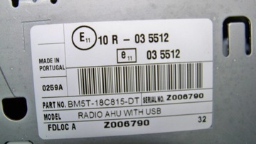 Ford Focus mk3 16r radio cd