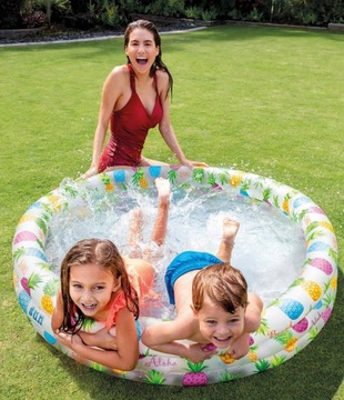 BASEN DMUCHANY DLA DZIECI OKRĄGŁY INTEX 122cm 150L