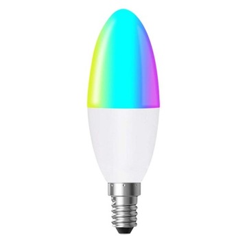 Tuya Zigbee 3.0 Smart E14 żarówka LED świeca RGB +