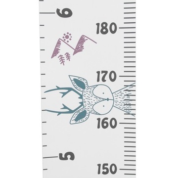 ХОЛСТ ДЛЯ ИЗМЕРЕНИЯ ВЫСОТЫ, ПОДВЕСНОЙ 21X200 СМ, ЦИФРЫ