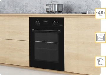 Комплект Kernau Slim 45см газовая варочная панель KGH 4346B + духовка KBO 0946SKB