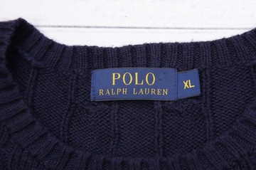 Ralph Lauren Polo ORYGINAL SWETER PREMIUM PLECIONYwWARKOCZ Z LOGO XL
