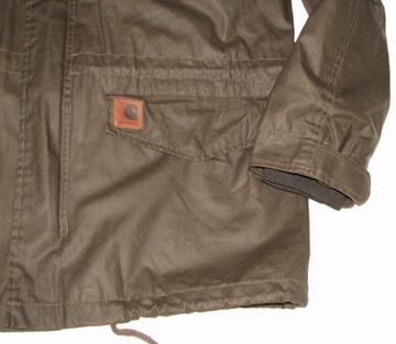 CARHARTT kurtka długa woskowana Columbia Coat Waxed jak Nowa roz L