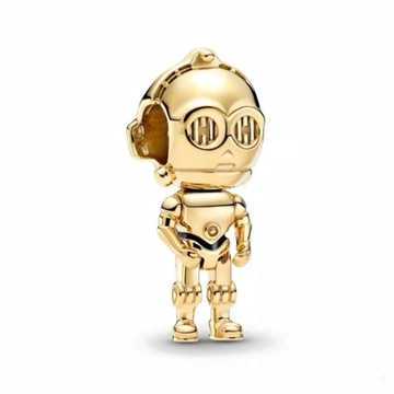 Charms ROBOT C-3PO STAR WARS zawieszka koralik 925