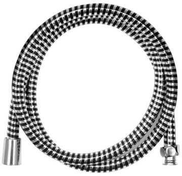 WĄŻ PRYSZNICOWY czarny chrom 150 cm