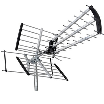 НАПРАВЛЕННАЯ АНТЕННА DVB-T2 ДЛЯ ЭФИРНОГО ТЕЛЕВИДЕНИЯ MUX8 LTE HD Фильтр 4K UHF VHF 120км
