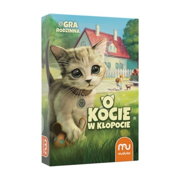 Gra planszowa O kocie w kłopocie gra rodzinna dla dzieci dziecka 8+
