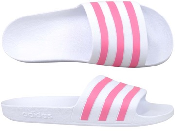 ADIDAS ADILETTE AQUA GZ5237 ЖЕНСКИЕ БЕЛЫЕ ПЛЯЖНЫЕ ТАПОЧКИ ДЛЯ БАССЕЙНА