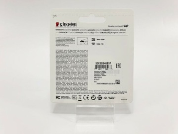 КАРТА ПАМЯТИ KINGSTON MICROSDHC CANVAS SELECT 64
