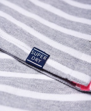 Koszulka polo damska SUPERDRY szara 44