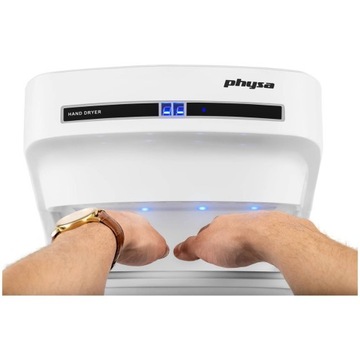 Карманная сушилка для рук 1650 Вт PHYSA Oria White