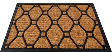 ВХОДНОЙ КОВРИК ДЛЯ ОБУВИ ПОД ДВЕРЬ КОКОС УЛИЧНЫЙ РЕЗИНОВЫЙ КОВрик 40х60