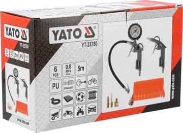 ПНЕВМАТИЧЕСКИЙ НАБОР YATO 6 ЭЛЕМЕНТОВ АКСЕССУАРЫ ДЛЯ НАДУВКИ ВОЗДУХОДУВКИ