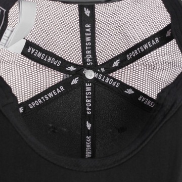 CZAPKA Z DASZKIEM MĘSKA DAMSKA 4F BEJSBOLÓWKA Z SIATECZKĄ TRUCKERKA