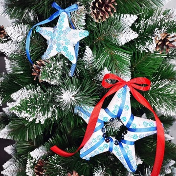 ЗВЕЗДА из пенопласта РОЖДЕСТВЕНСКАЯ ЗВЕЗДА 10см x10