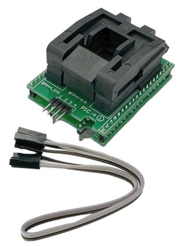 Adapter TQFP44 QFP44 ZIF (Yamaichi) dla programatora XGecu T48