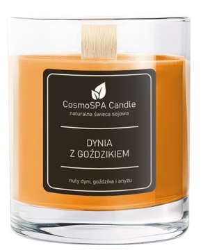 ZAPACHOWA ŚWIECA SOJOWA DYNIA Z GOŹDZIKIEM
