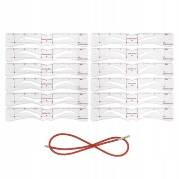 Шаблон бровей - линейка