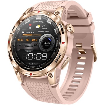 SMARTWATCH MĘSKI ZEGAREK GPS AMOLED 400mAh POLSKIE MENU Rozmowy Wodoodporny