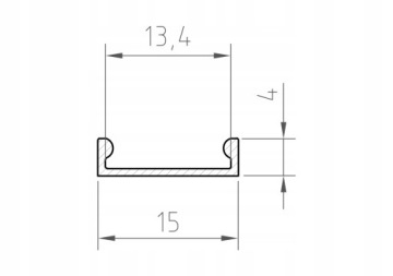 Торцевые заглушки для светодиодного профиля ALU ELASTIC 3 цвета 2шт