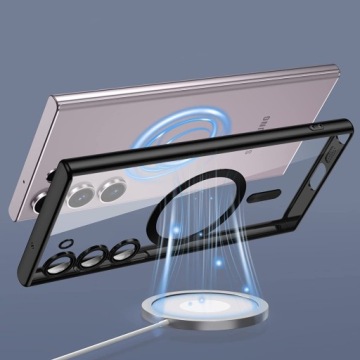 МАГНИТНЫЙ ЧЕХОЛ ДЛЯ MAGSAFE ДЛЯ SAMSUNG S21 FE 5G + СТЕКЛО