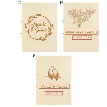 Album Na Zdjęcia Fotobudka - Drewniany