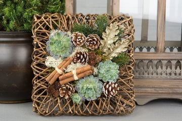 3 шт. Украшение конусов для тростников с блеском