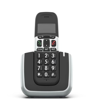 DARTEL LJ-1000 DECT беспроводной стационарный телефон для пожилых людей, черный