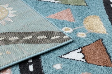 ДЕТСКИЙ КОВЕР FUN 160x220 STREET синий #O244