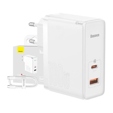 ŁADOWARKA SIECIOWA BASEUS FAST CHARGER USB-C + USB