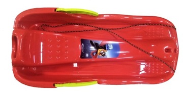 САНКИ С ТОРМОЗАМИ, ПЛАСТИКОВАЯ СПИНКА, БОЛЬШАЯ БОБСЛИ-ГОРКА