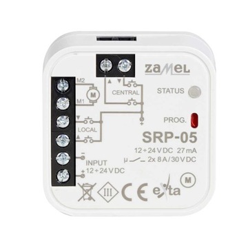 КОНТРОЛЛЕР ДЛЯ РОЛЬСТАВН ZAMEL DOWNLOAD 12-24V SRP-05