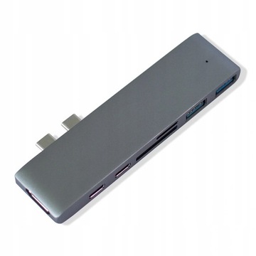 Адаптер HUB 7in1 USB-C HDMI 4K SD Macbook Pro / Air