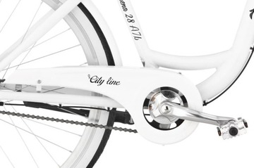 Женский городской велосипед INDIANA Moena 28 дюймов + корзина