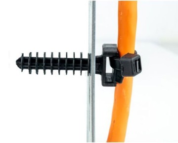 КРЕПЕЖНЫЕ ШПИНЫ ДЛЯ ЛЕНТ Ø6 - черные, 100 шт.