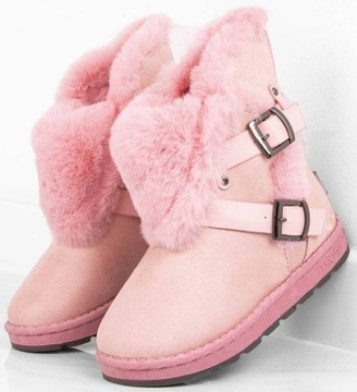 5327 РОЗОВЫЕ ИЗОЛИРОВАННЫЕ ЗАМШЕВЫЕ БОТИНКИ 37