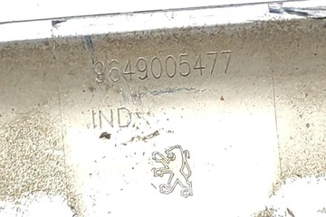 LEVÝ LIŠTA NÁRAZNÍKU PŘEDNÍHO PEUGEOT 607 (9D, 9U) 9649004477 2.7L DIESEL