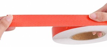 КРАСНАЯ СОТОВАЯ СВЕТООТРАЖАЮЩАЯ ЛЕНТА 2,5 СМ