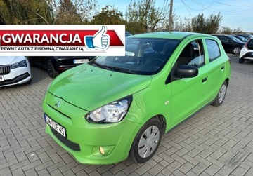 Mitsubishi Space Star Hatchback 5d 1.0 71KM 2014 Mitsubishi Space Star 1,0 Benzyna 71 KM Serwis GWARANCJA Zamiana Zarejestr