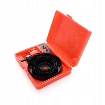 Набор кольцевых пил по дереву Kraft&Dele, 8 предметов, 64–127 мм