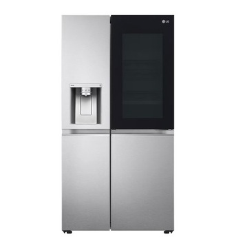 Lodówka side by side LG GSXV90BSAE InstaView + LinearCooling + ThinQ