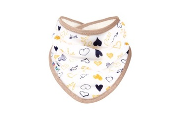 Многофункциональный хлопковый нагрудник-шарф. Регулируемый шарф на липучке Akuku.